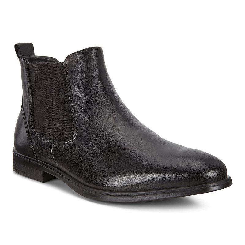 Men Boots Ecco Melbourne - Chelsea Boots Black - India LTWDNJ813